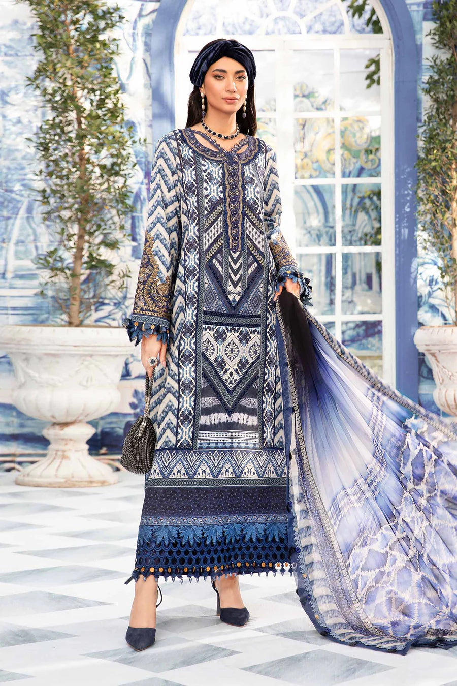 MARIA B M.Prints | Summer Lawn 2024 | Vol 2 | MPT-2208-B