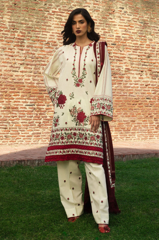 Zara Shahjahan Winter Unstitched 2024 - FARIDEH-D1