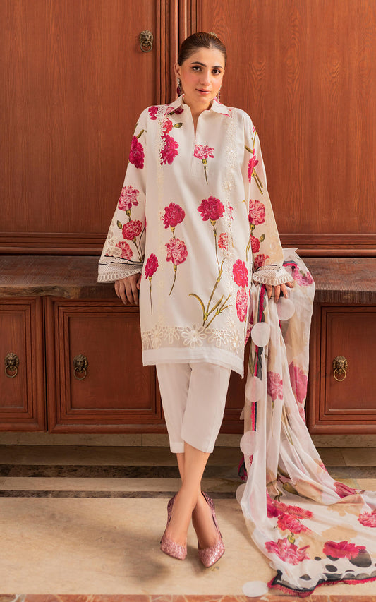 Asifa and Nabeel Meraki Lawn Vol 2 | Guldasta MK-12