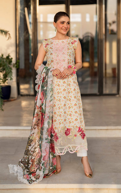 Asifa and Nabeel Meraki Lawn Vol 2 | Gulnar MK-15