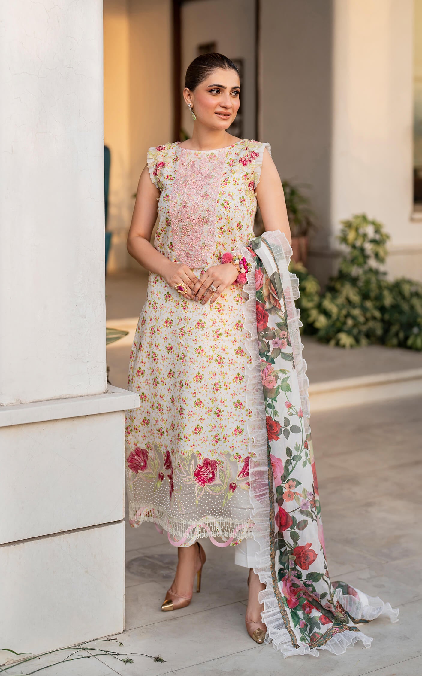 Asifa and Nabeel Meraki Lawn Vol 2 | Gulnar MK-15