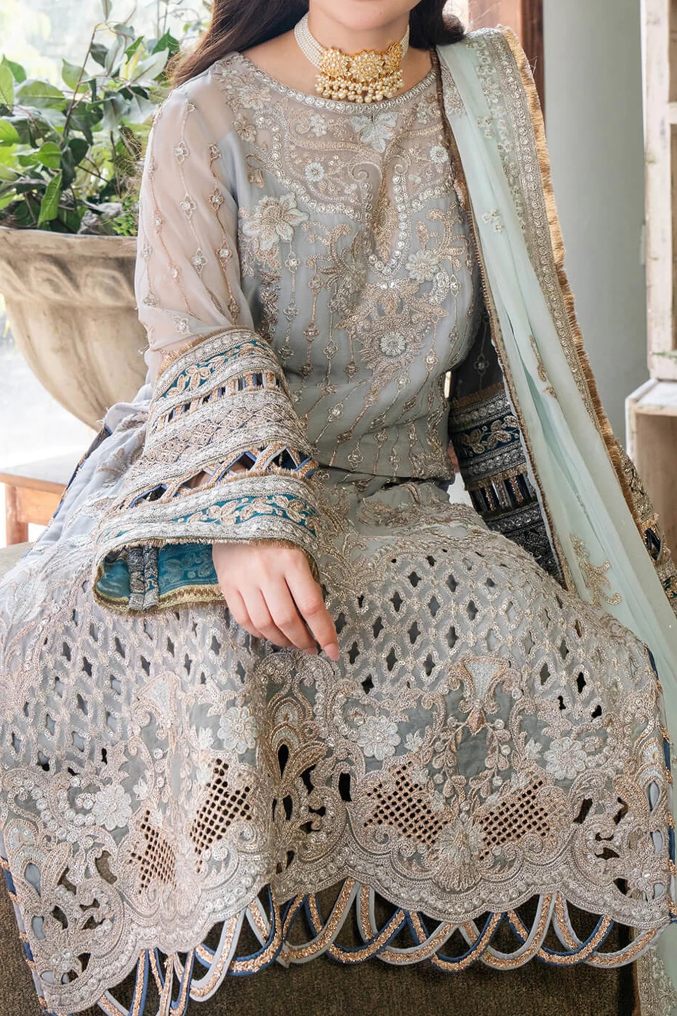 Naina By Imrozia Unstitched 3 Piece Luxury Chiffon Collection'2024-I-190-Rumman