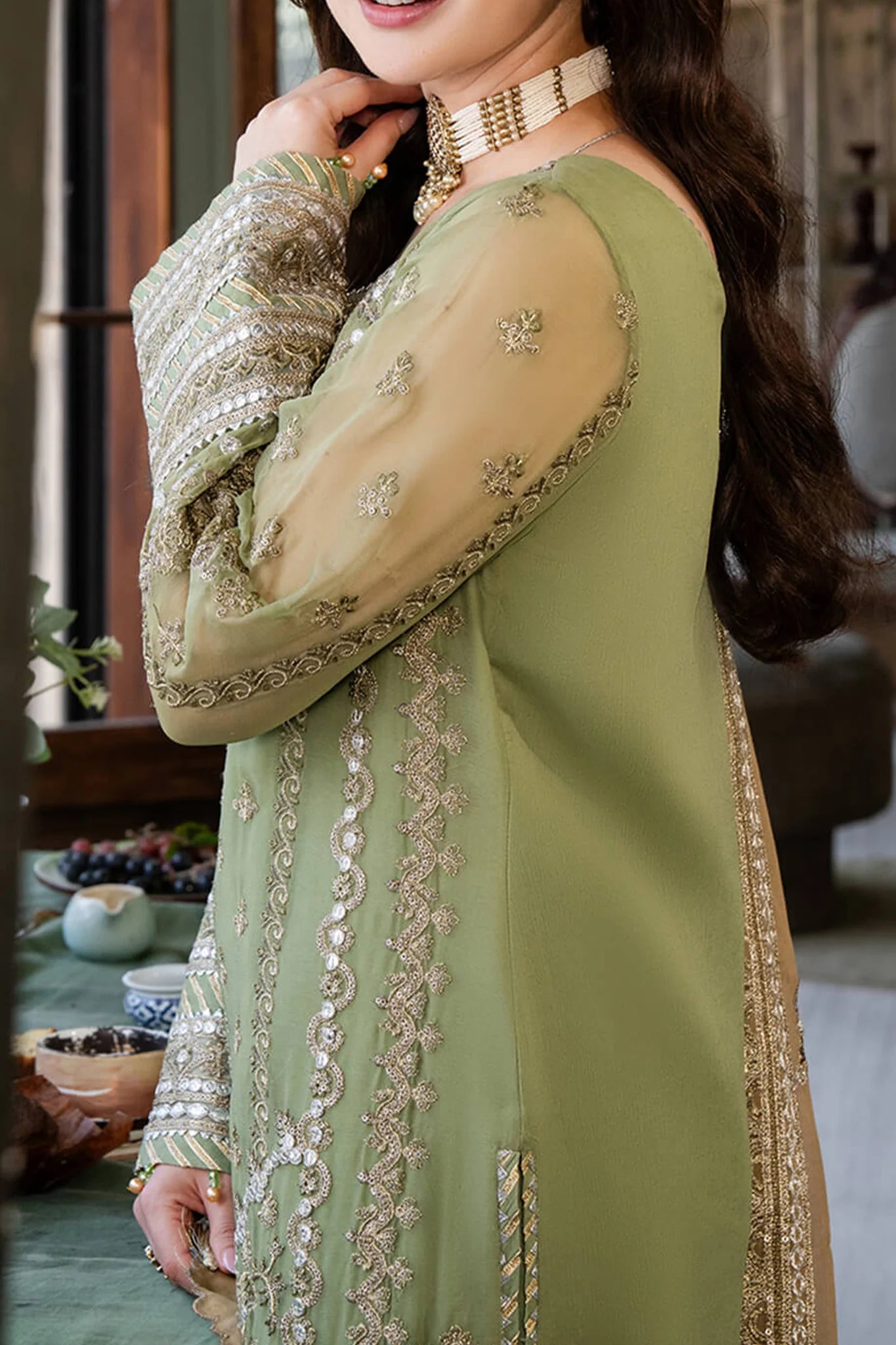 Naina By Imrozia Unstitched 3 Piece Luxury Chiffon Collection'2024-I-191-Aabia