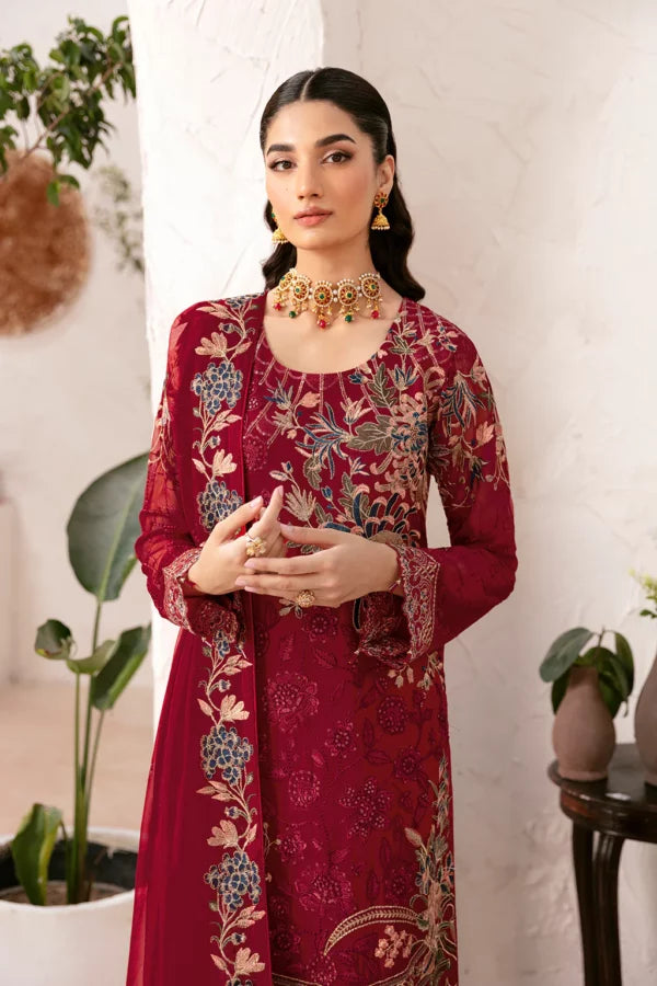 Ramsha Rangoon Semi Stitch Vol 12 | D-1205