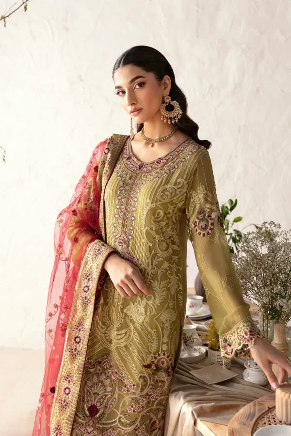 Ramsha Rangoon Semi Stitch Vol 12 | D-1203