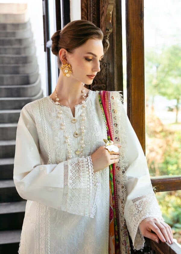 Kanwal Malik Unstitched Lawn | Mayal | 2024 | Cerise