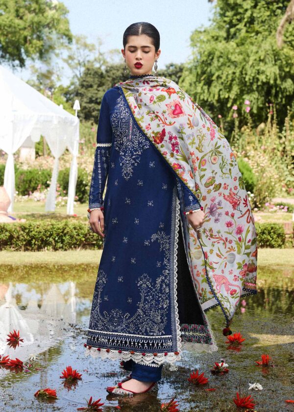 Hussain Rehar Summer Lawn 2024 | Cyan