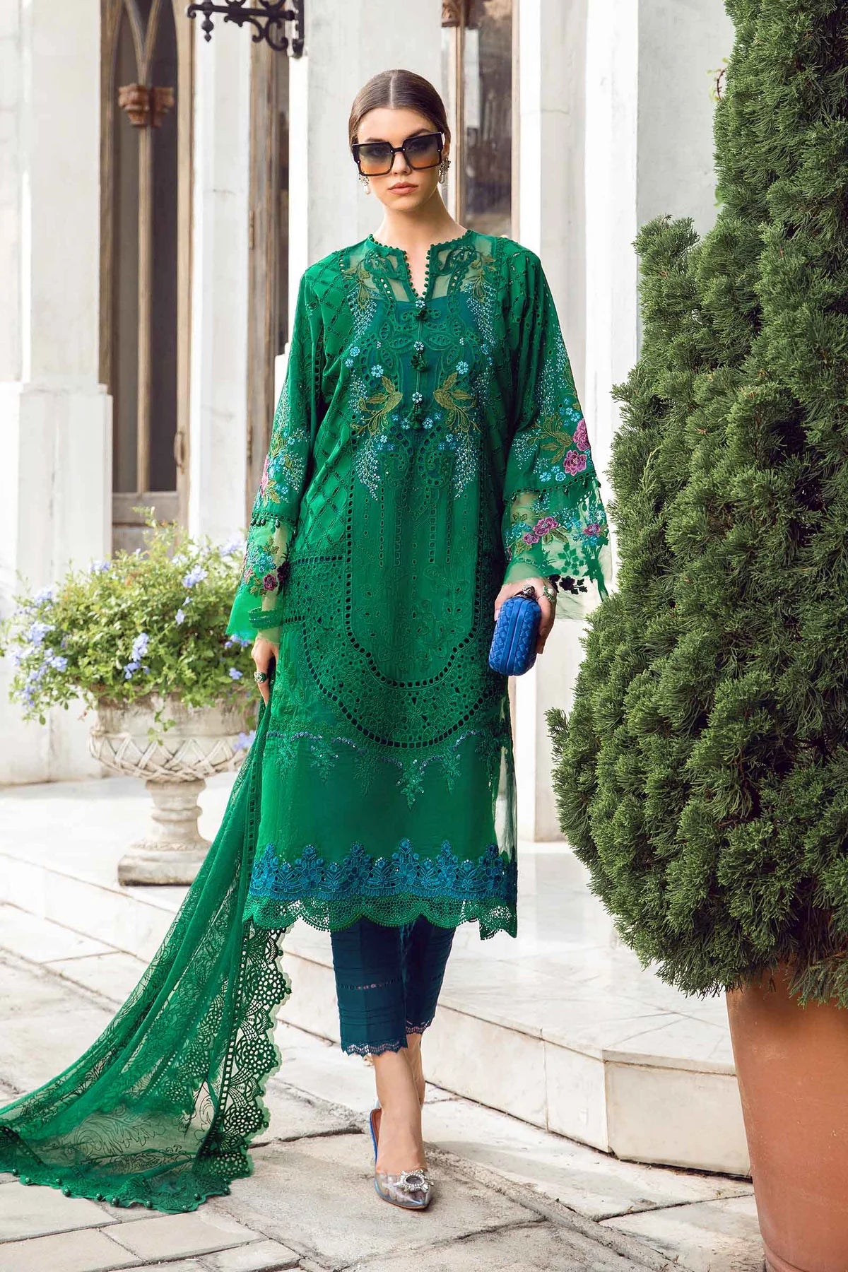 MARIA B Luxury EID Lawn 2024 | EID LAWN-24-02