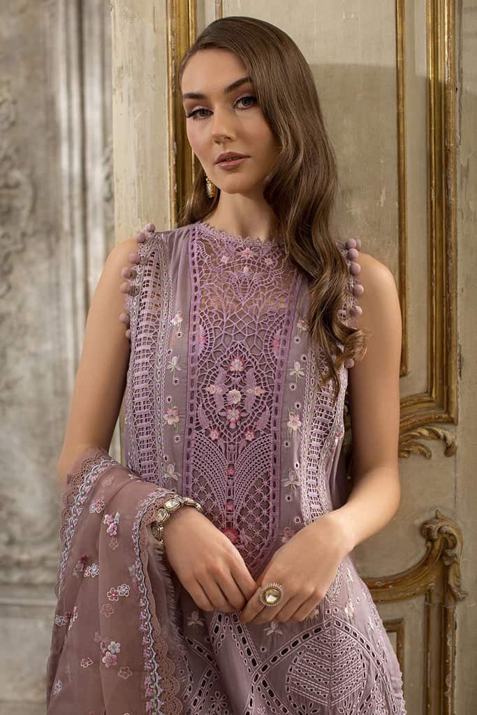 Sobia Nazir Luxury Lawn 2024 | Purple Suit-Set