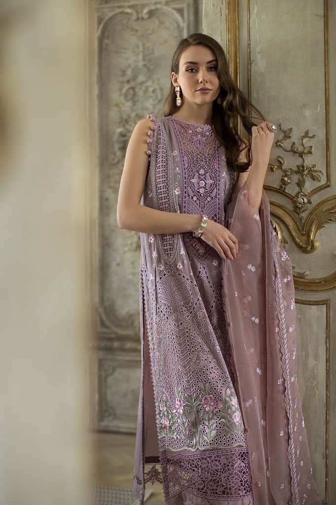 Sobia Nazir Luxury Lawn 2024 | Purple Suit-Set