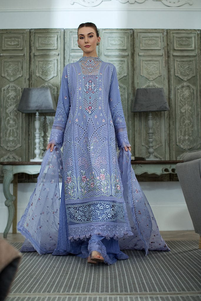 Sobia Nazir Luxury Lawn 2024 | Blue Suit-Set