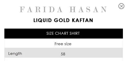 Liquid Gold Kaftan