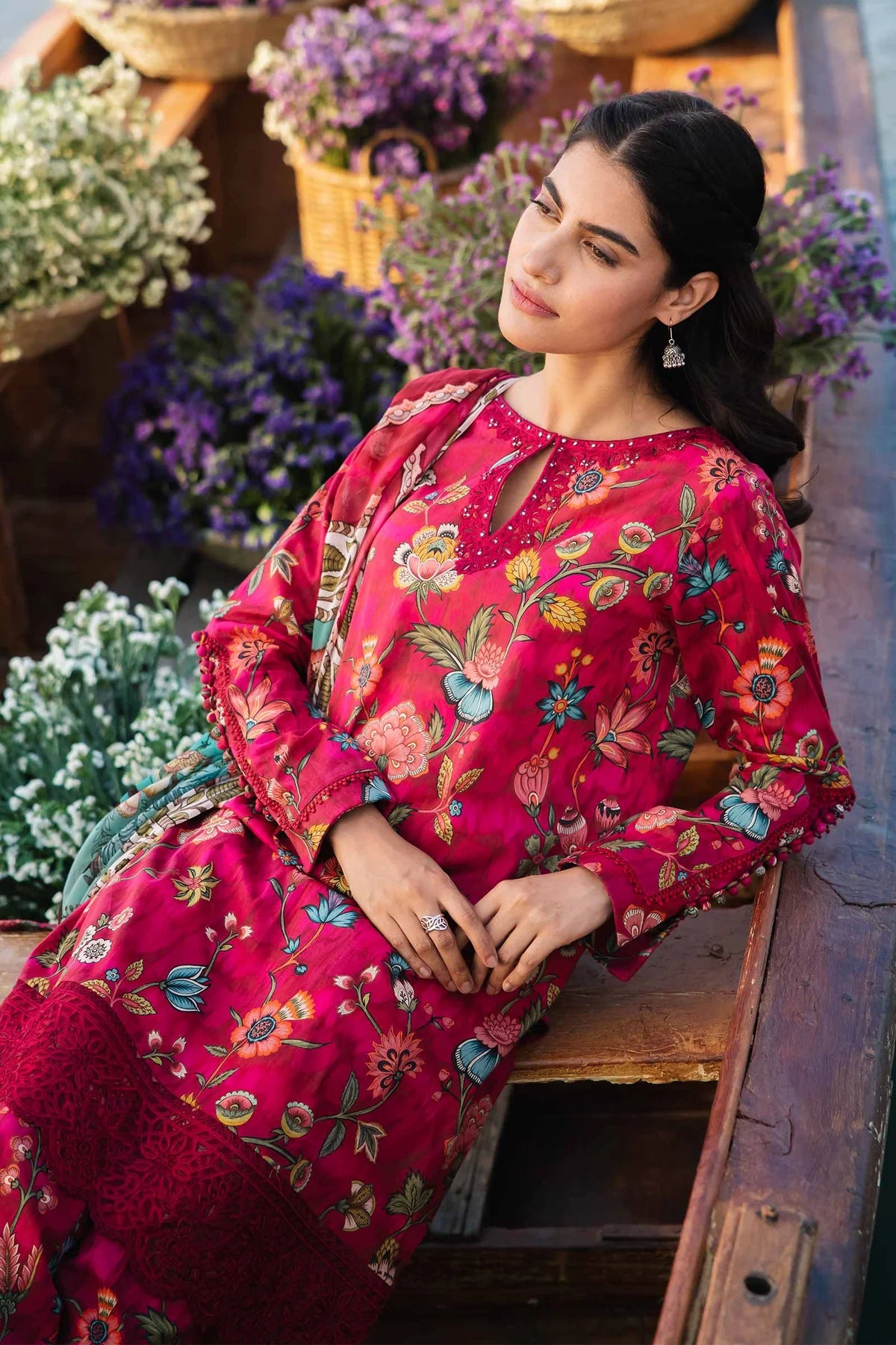 Maria.B M.Basics Embroidered Lawn 2024 | 402-B