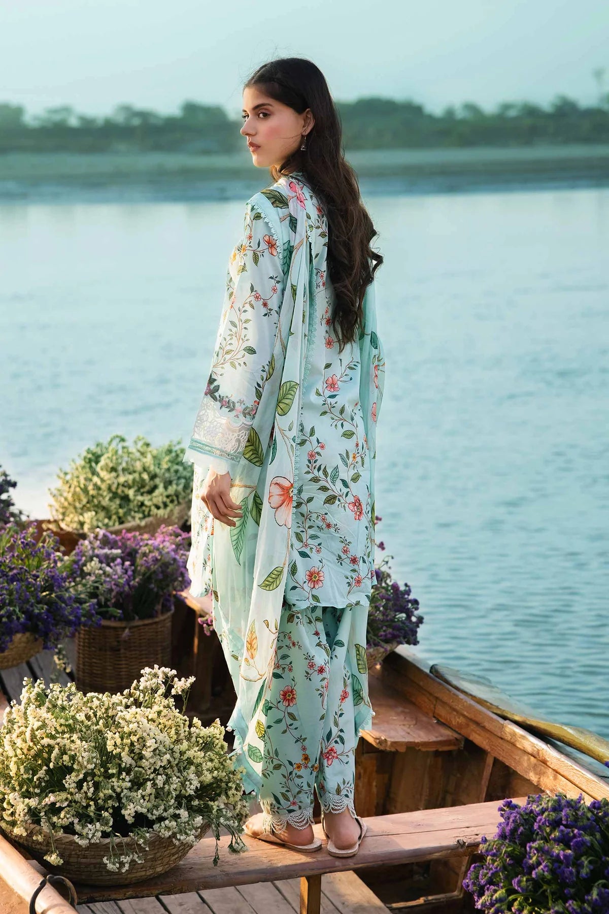 Maria.B M.Basics Embroidered Lawn 2024 | 406-B