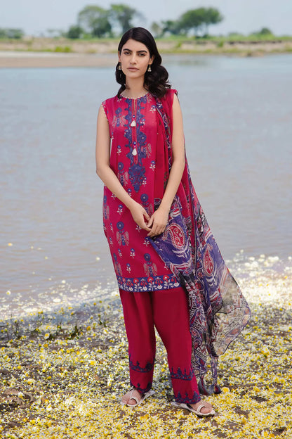 Maria.B M.Basics Embroidered Lawn 2024 | 412-B