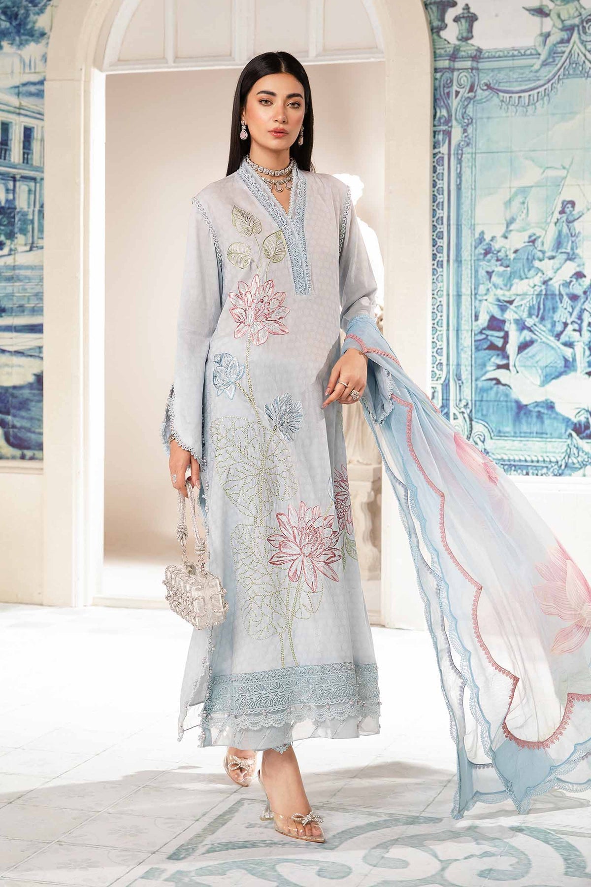 MARIA B M.Prints | Summer Lawn 2024 | Vol 2 | MPT-2201-B