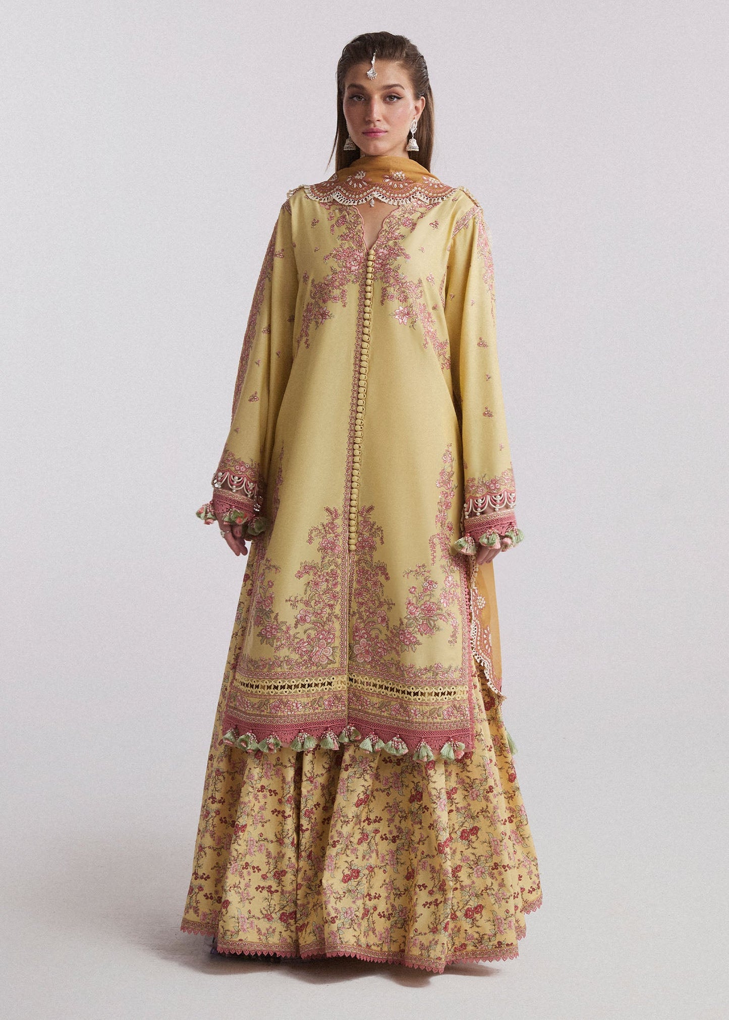 Hussain Rehar SS Lawn Eid Unstitched Collection’24 | Limone