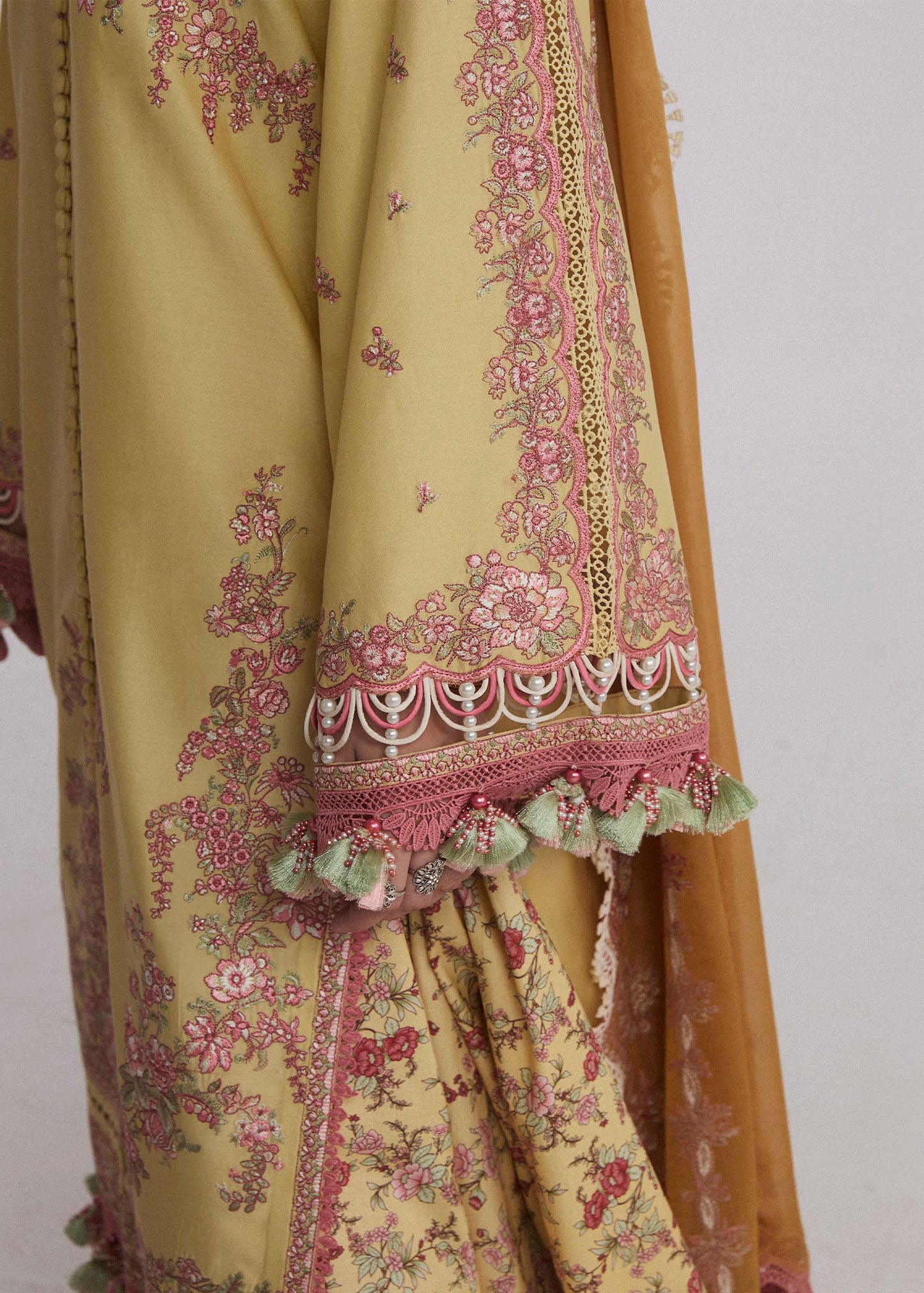 Hussain Rehar SS Lawn Eid Unstitched Collection’24 | Limone