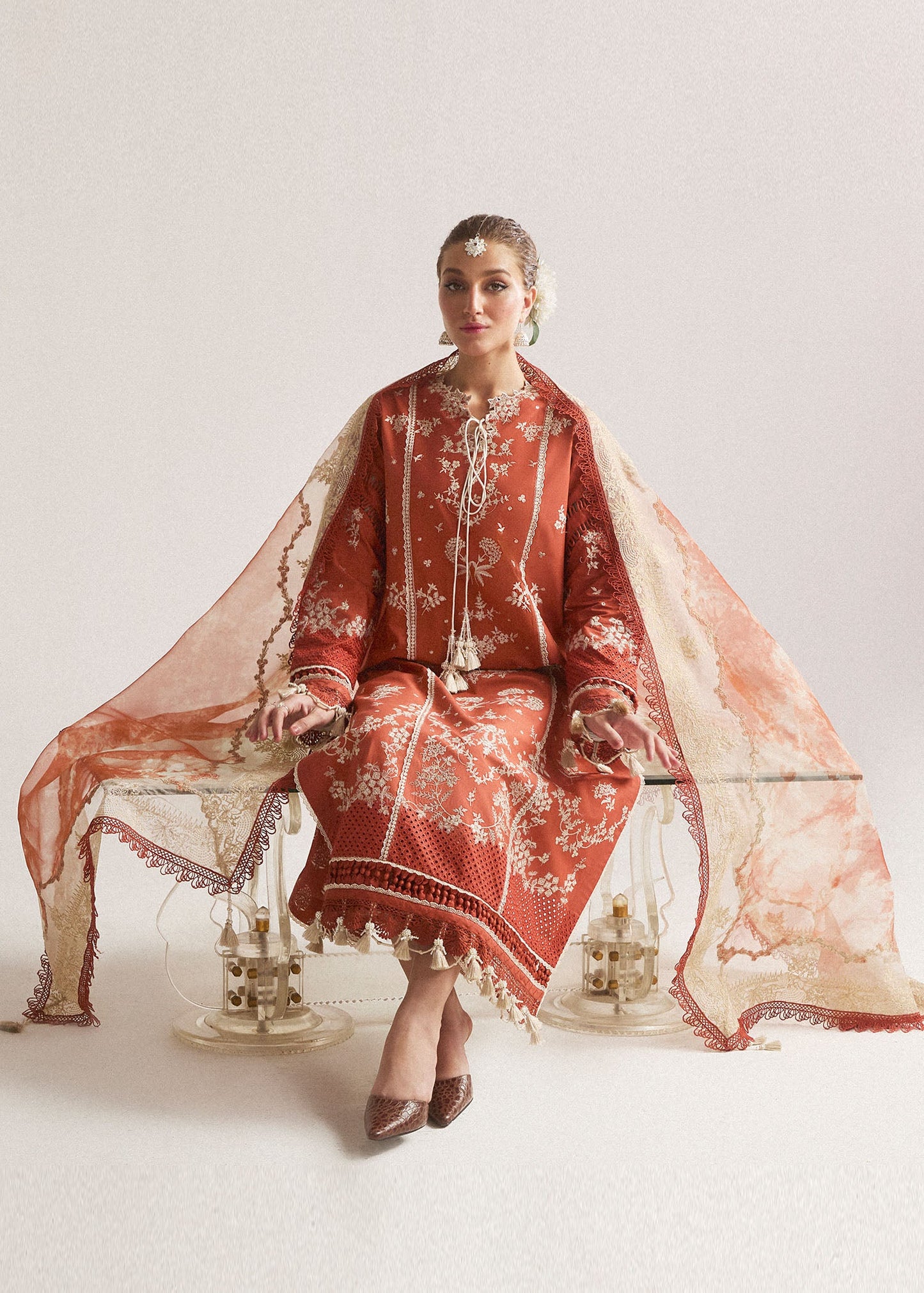 Hussain Rehar SS Lawn Eid Unstitched Collection’24 | Sienna