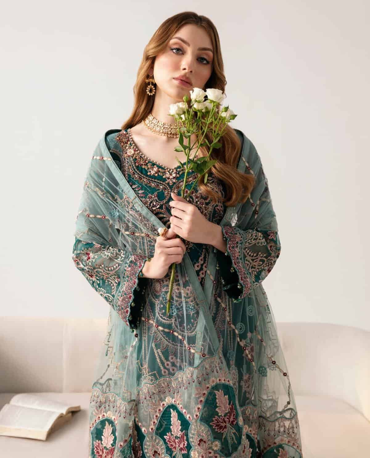 Minhal By Ramsha Unstitched Formal Collection 2024 Vol-11 | RSH24M M-1101