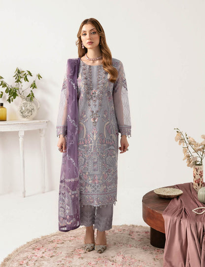 Minhal By Ramsha Unstitched Formal Collection 2024 Vol-11|  RSH24M M-1104