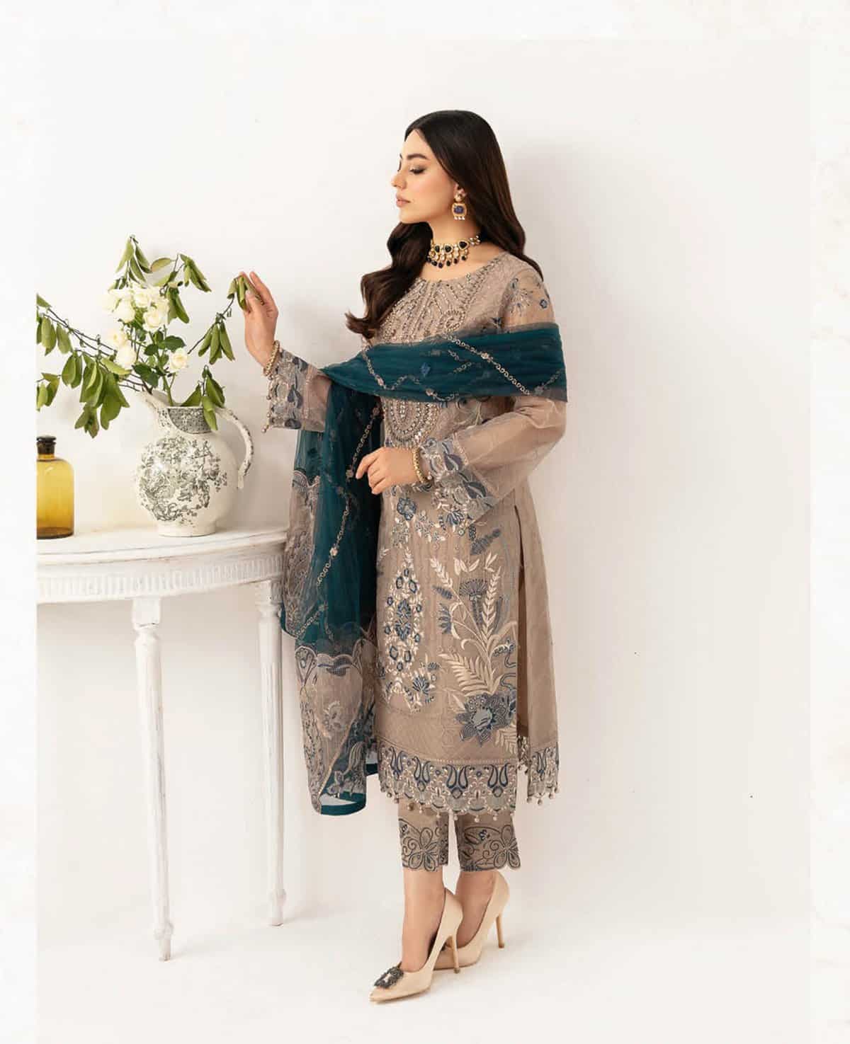 Minhal By Ramsha Unstitched Formal Collection 2024 Vol-11 | RSH24M M-1106