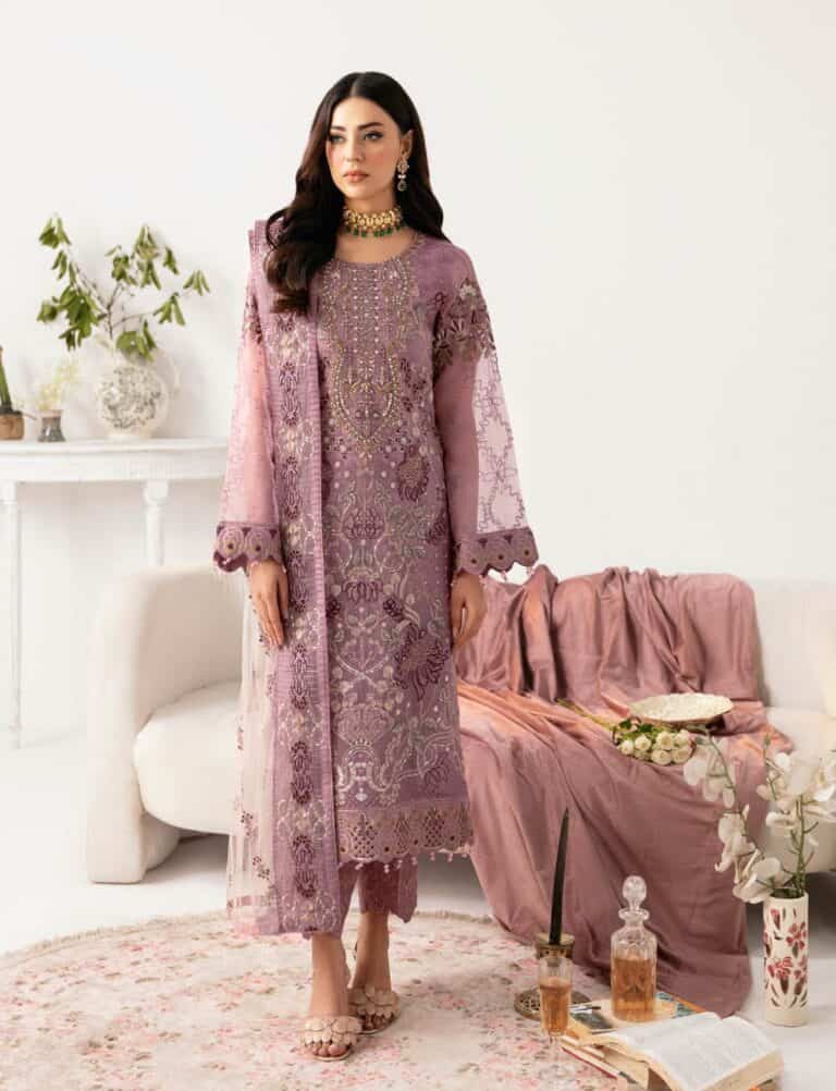 Minhal By Ramsha Unstitched Formal Collection 2024 Vol-11 | RSH24M M-1107