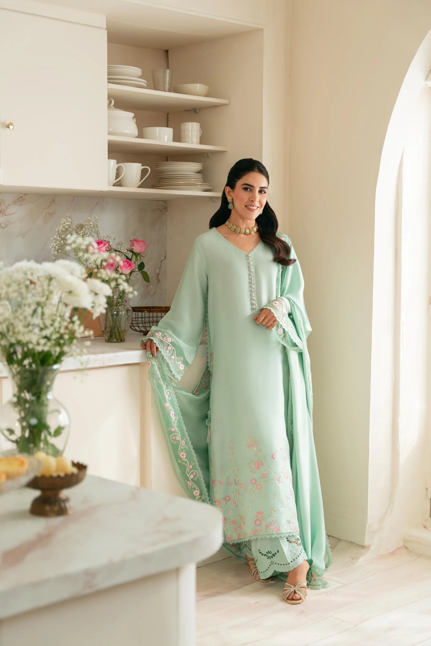 Agha Noor Festive Formals - Aqua Aiman