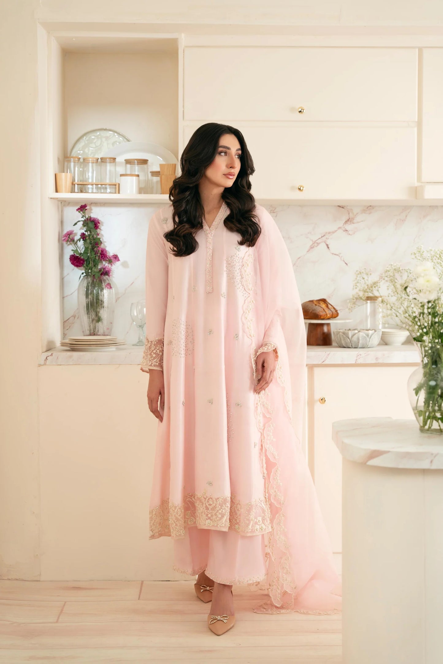 Agha Noor Festive Formals - Pink Peony