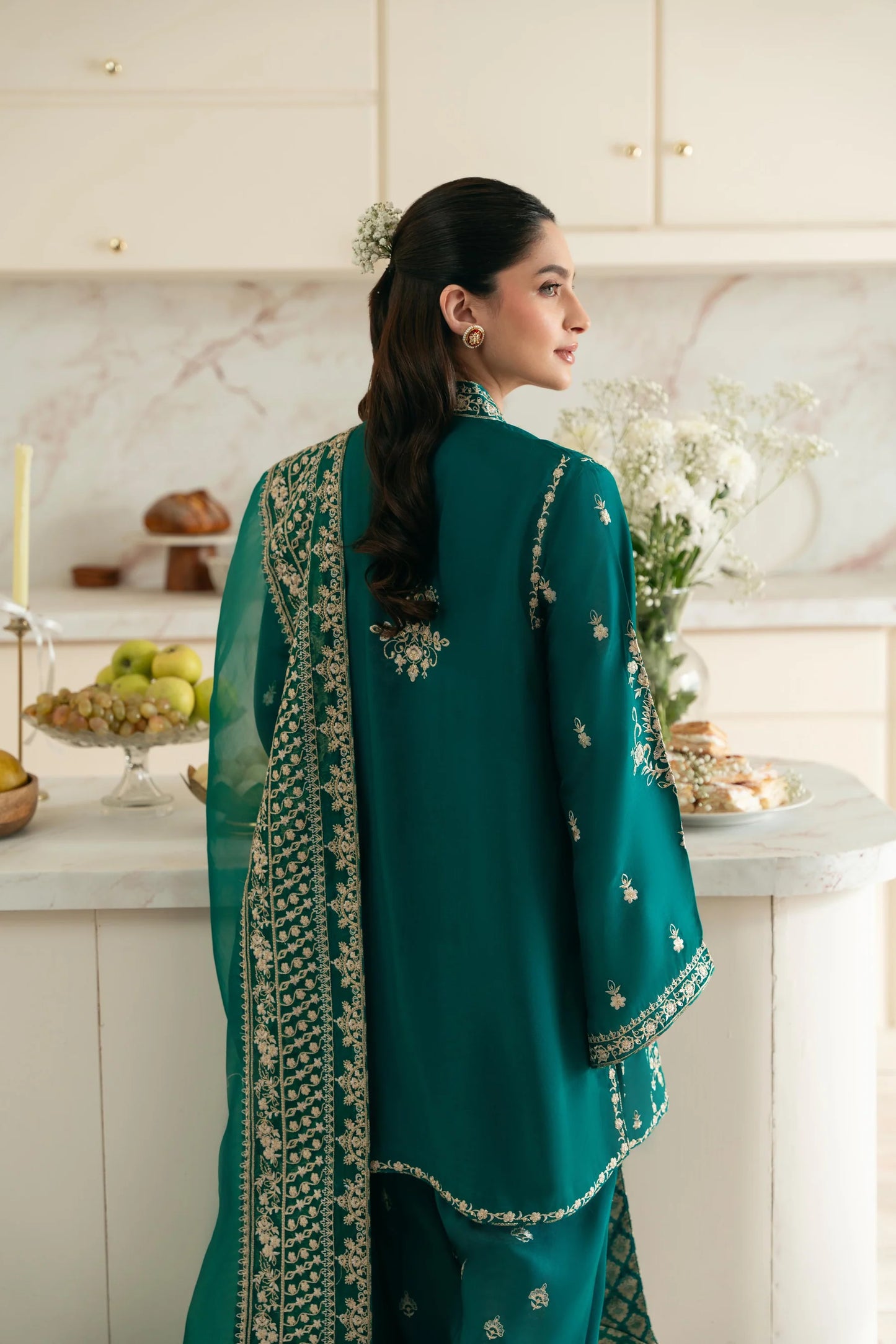 Agha Noor Festive Formals - Azalea Poison Grern