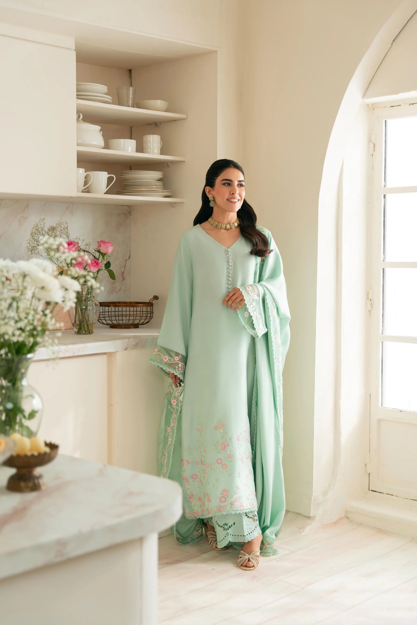 Agha Noor Festive Formals - Aqua Aiman