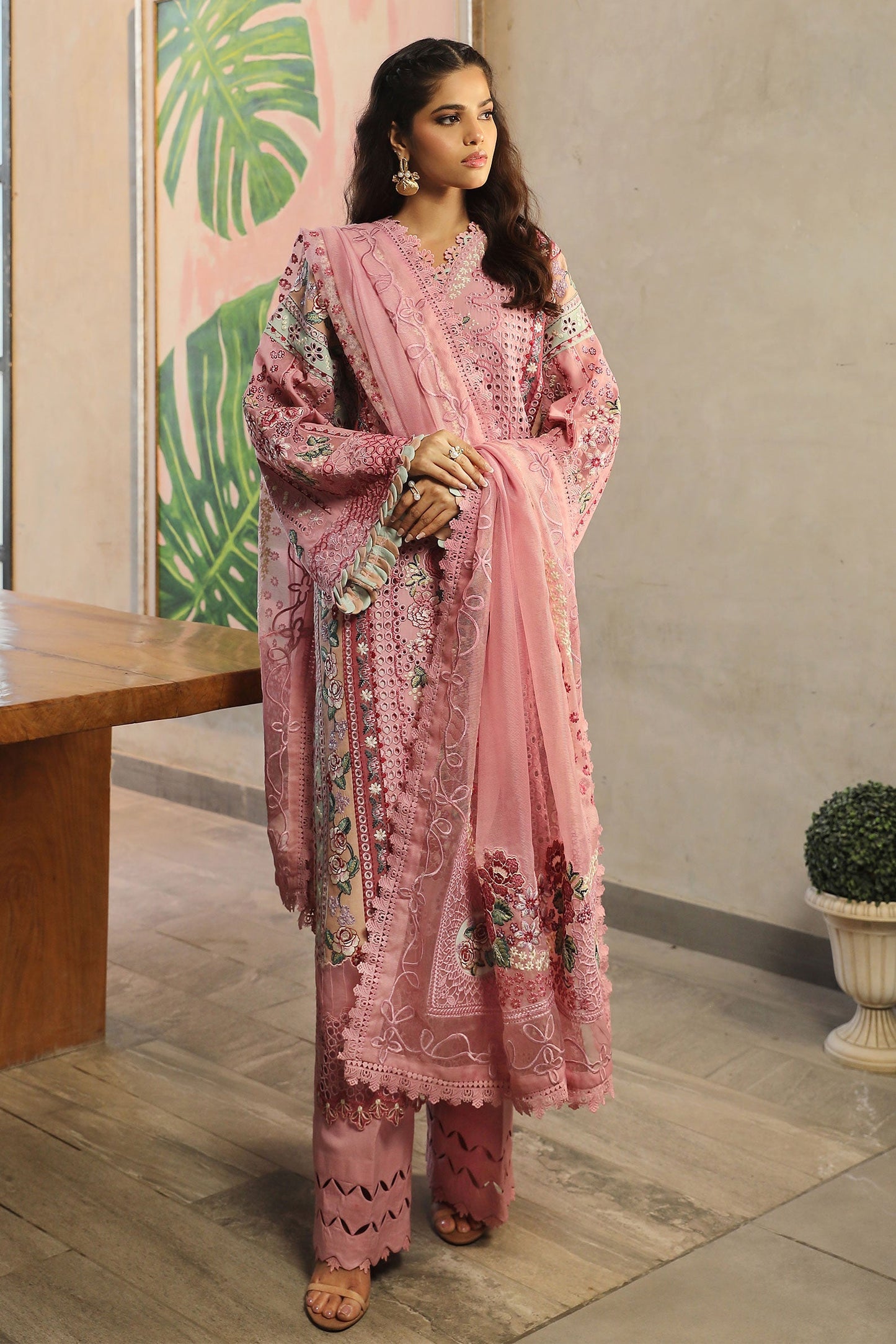 Maryam Hussain Luxury Lawn 24 | CORAL