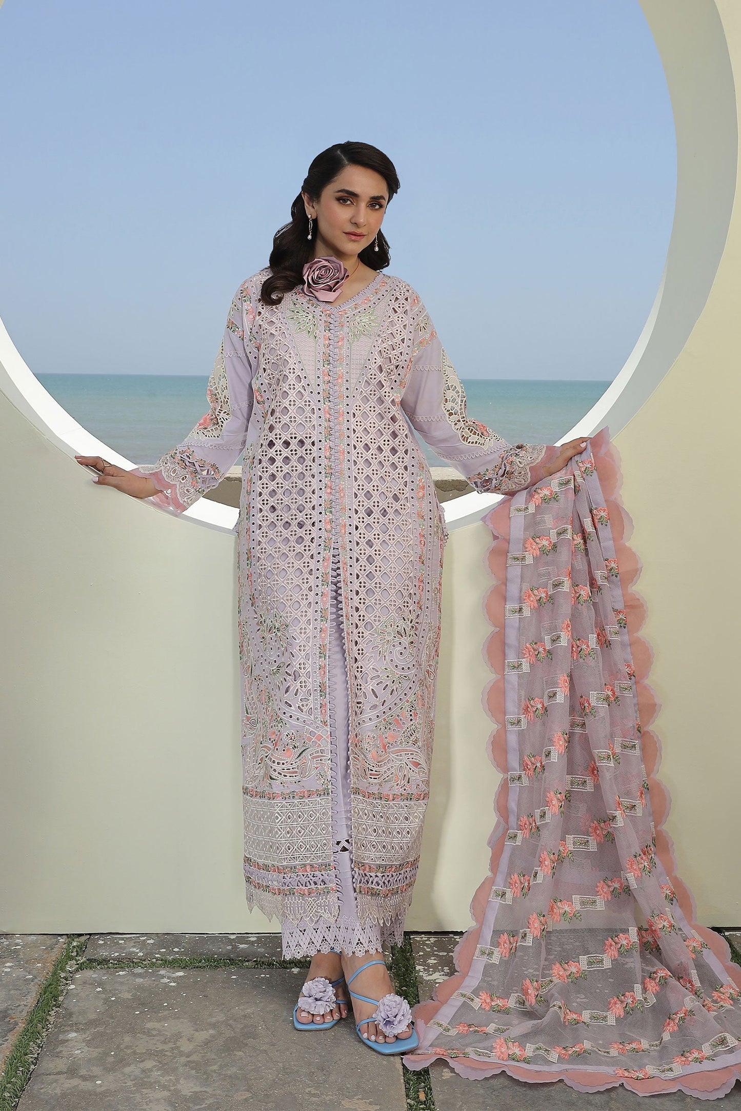 Maryam Hussain Luxury Lawn 24 | FEROZ