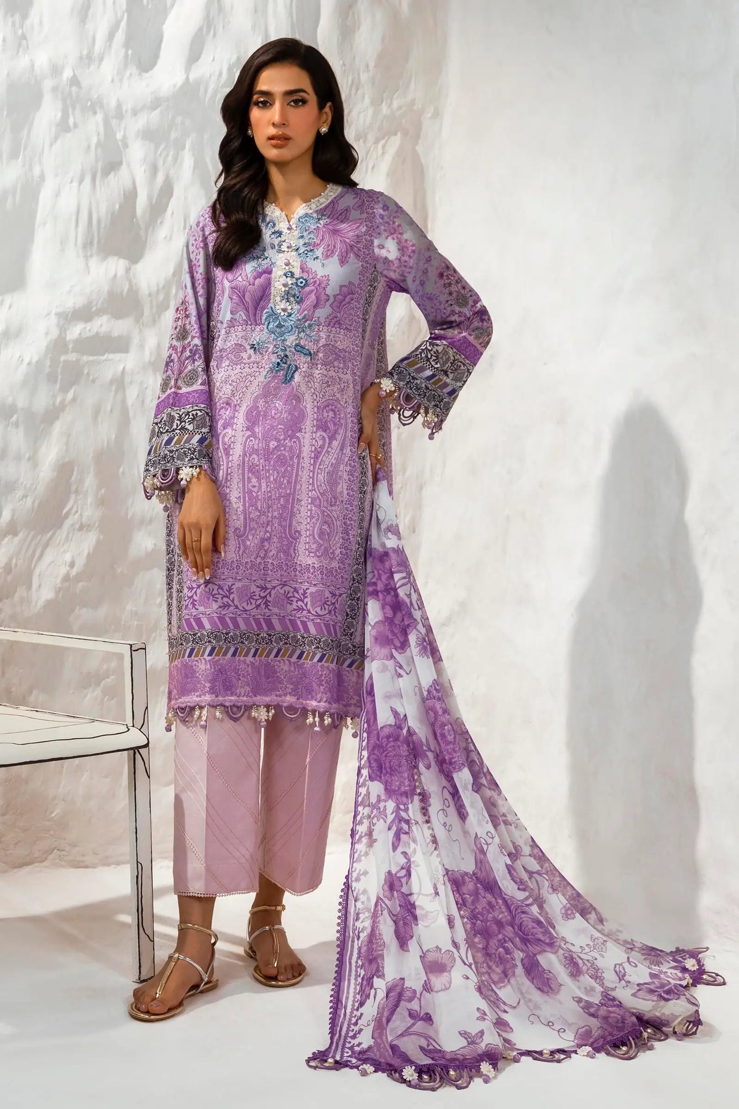 Sana Safinaz Muzlin Lawn | Spring V2 | M242-006B-CI