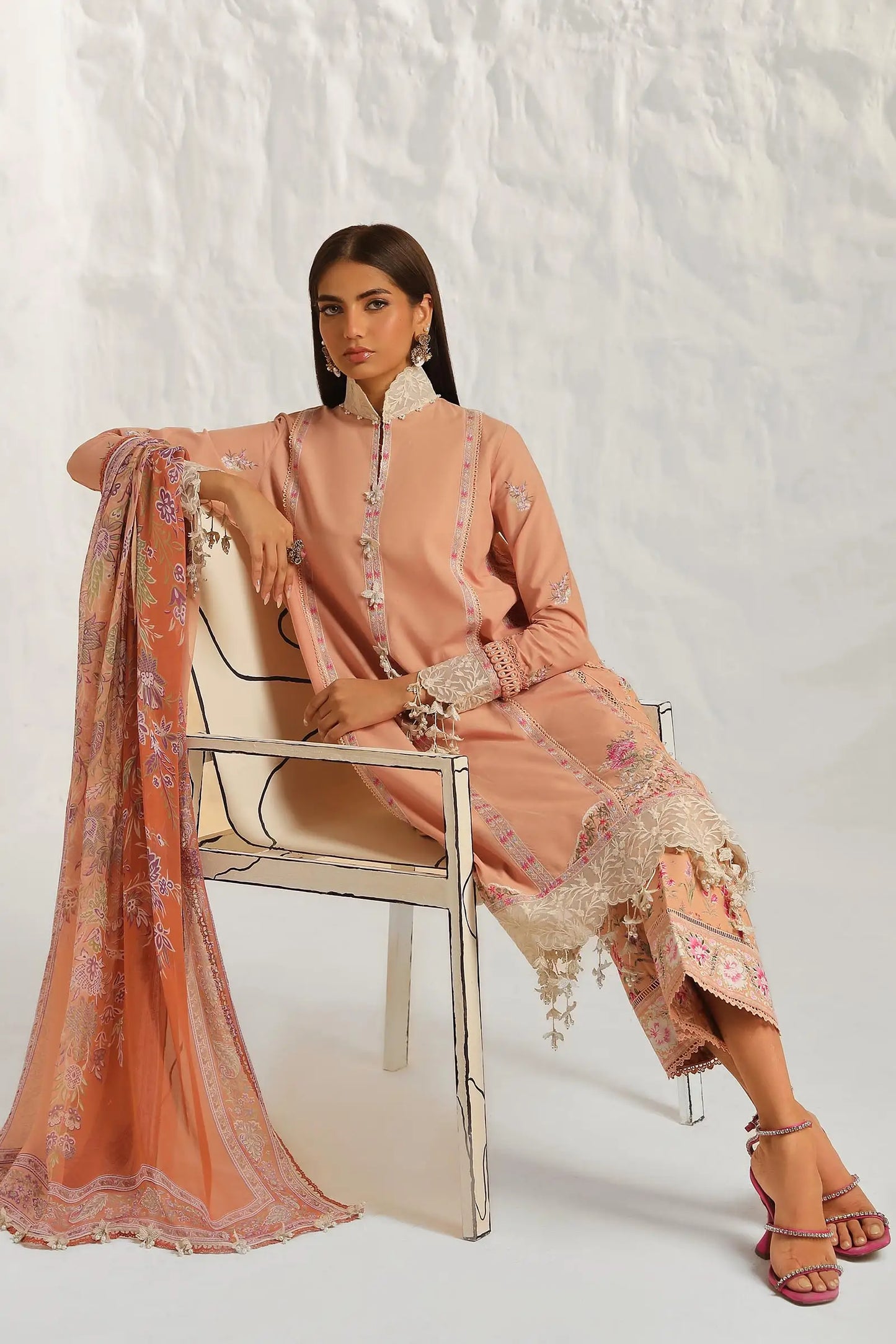 Sana Safinaz Muzlin Lawn | Spring V2 | M242-014B-CJ