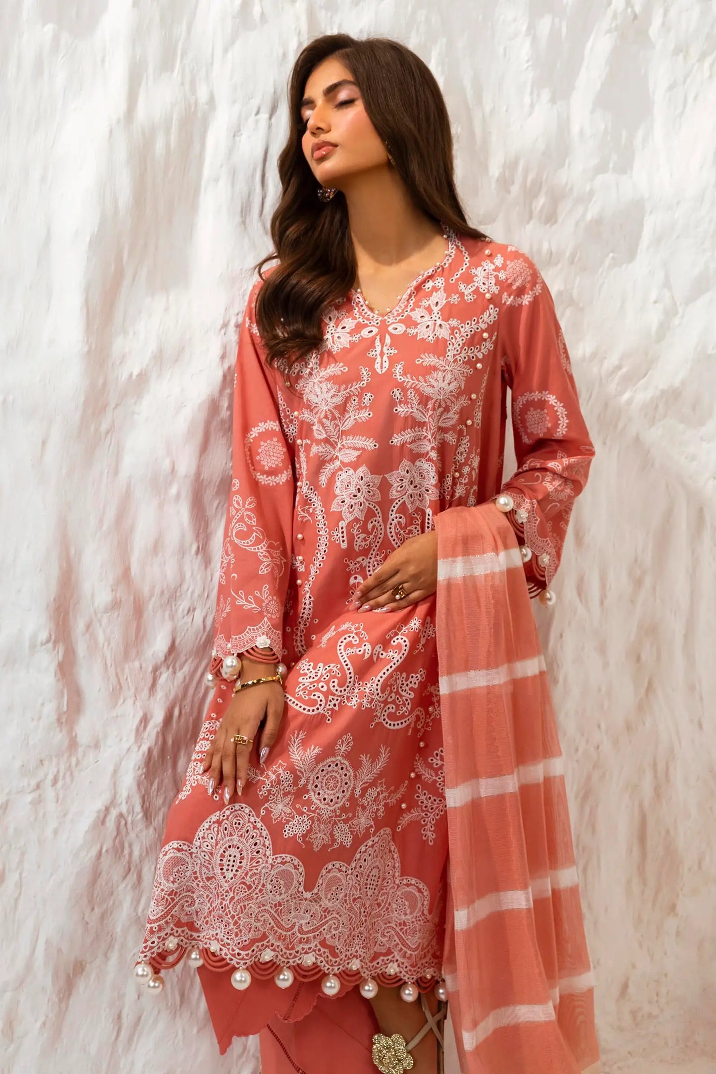 Sana Safinaz Muzlin Lawn | Spring V2 | M242-015B-DF