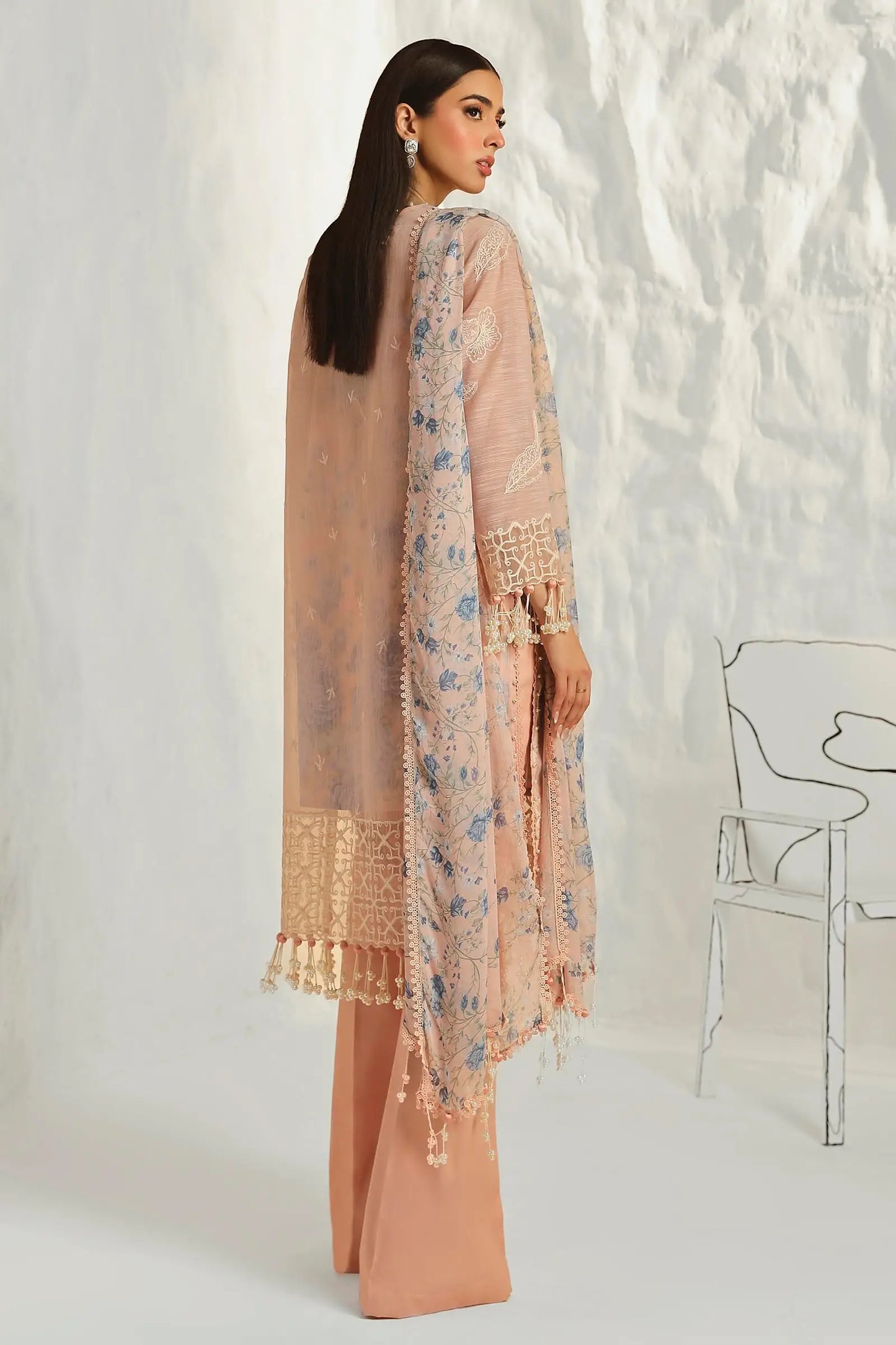 Sana Safinaz Muzlin Lawn | Spring V2 | M242-016B-CJ