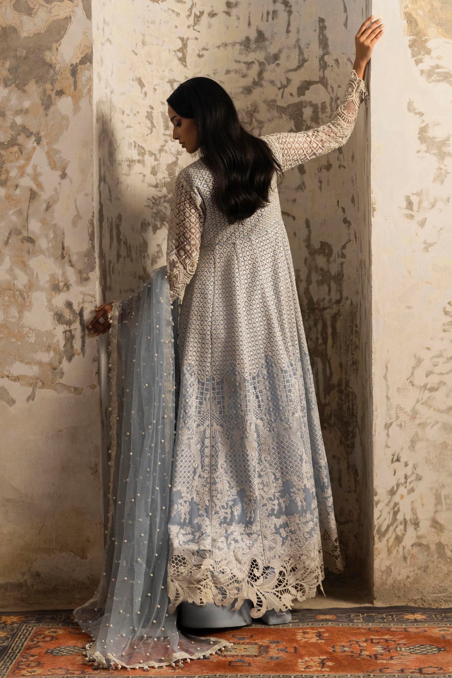 Sana Safinaz Nura vol 3 Powder Blue Set