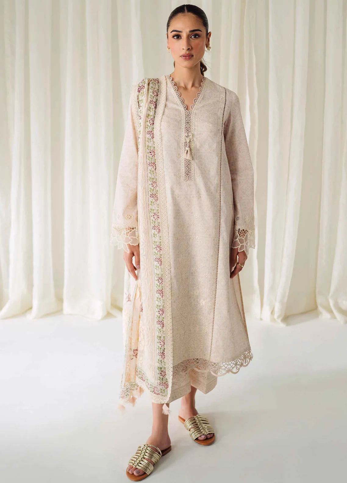 Qprints By Qalamkar Embroidered Lawn 2024 | QLM24QP AR-02 Elea