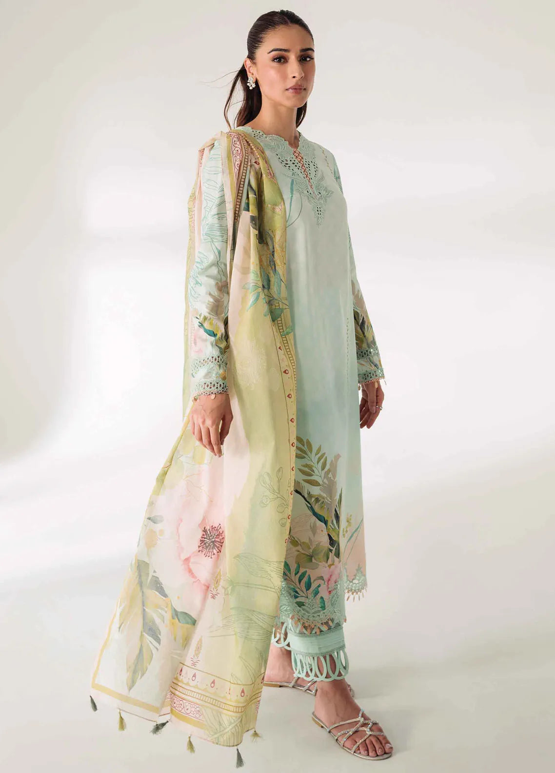 Qprints By Qalamkar Embroidered Lawn 2024 | QLM24QP AR-04 Nella