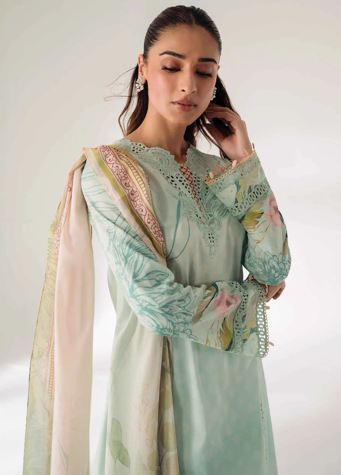 Qprints By Qalamkar Embroidered Lawn 2024 | QLM24QP AR-04 Nella