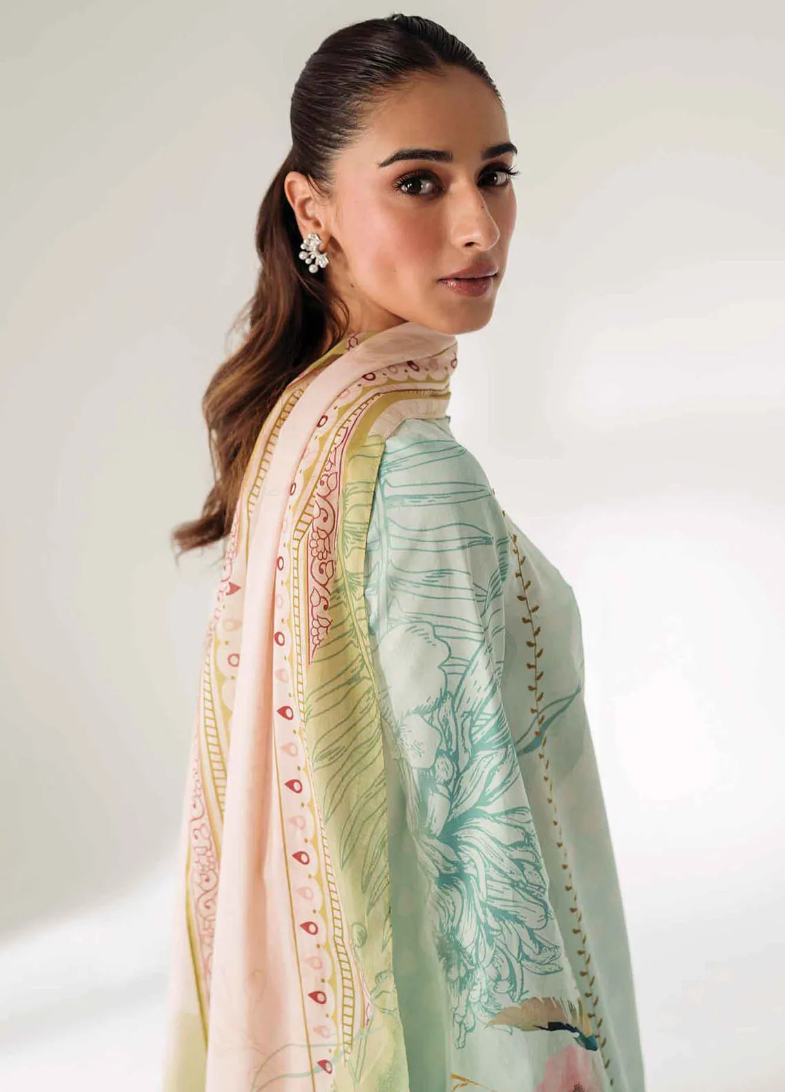 Qprints By Qalamkar Embroidered Lawn 2024 | QLM24QP AR-04 Nella