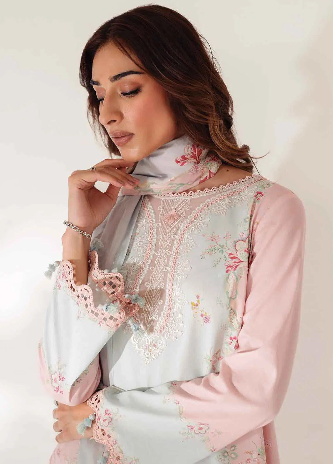 Qprints By Qalamkar Embroidered Lawn 2024 | QLM24QP AR-07 Sabine