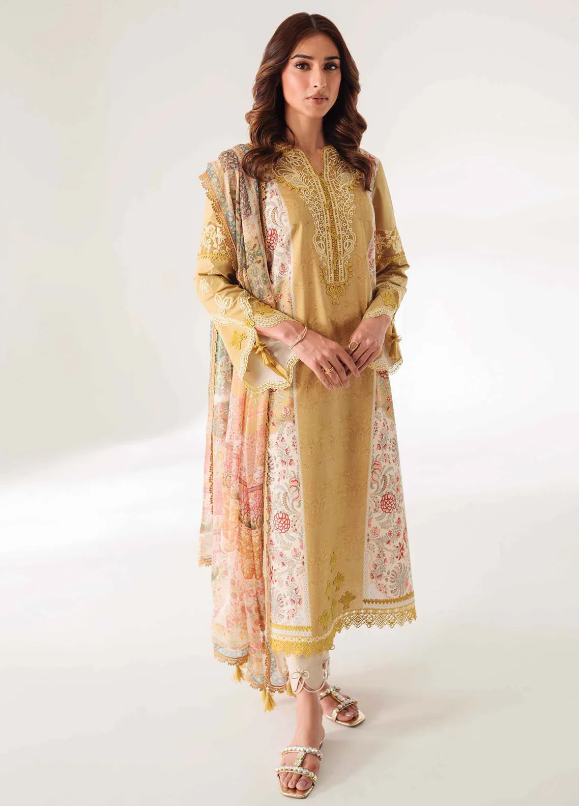 Qprints By Qalamkar Embroidered Lawn 2024 | QLM24QP AR-08 Anais