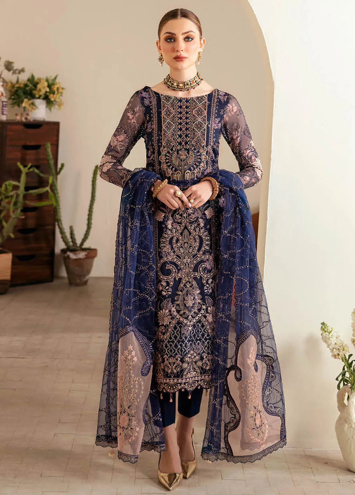 Ramsha Luxury Embroidered 2024 | E-101