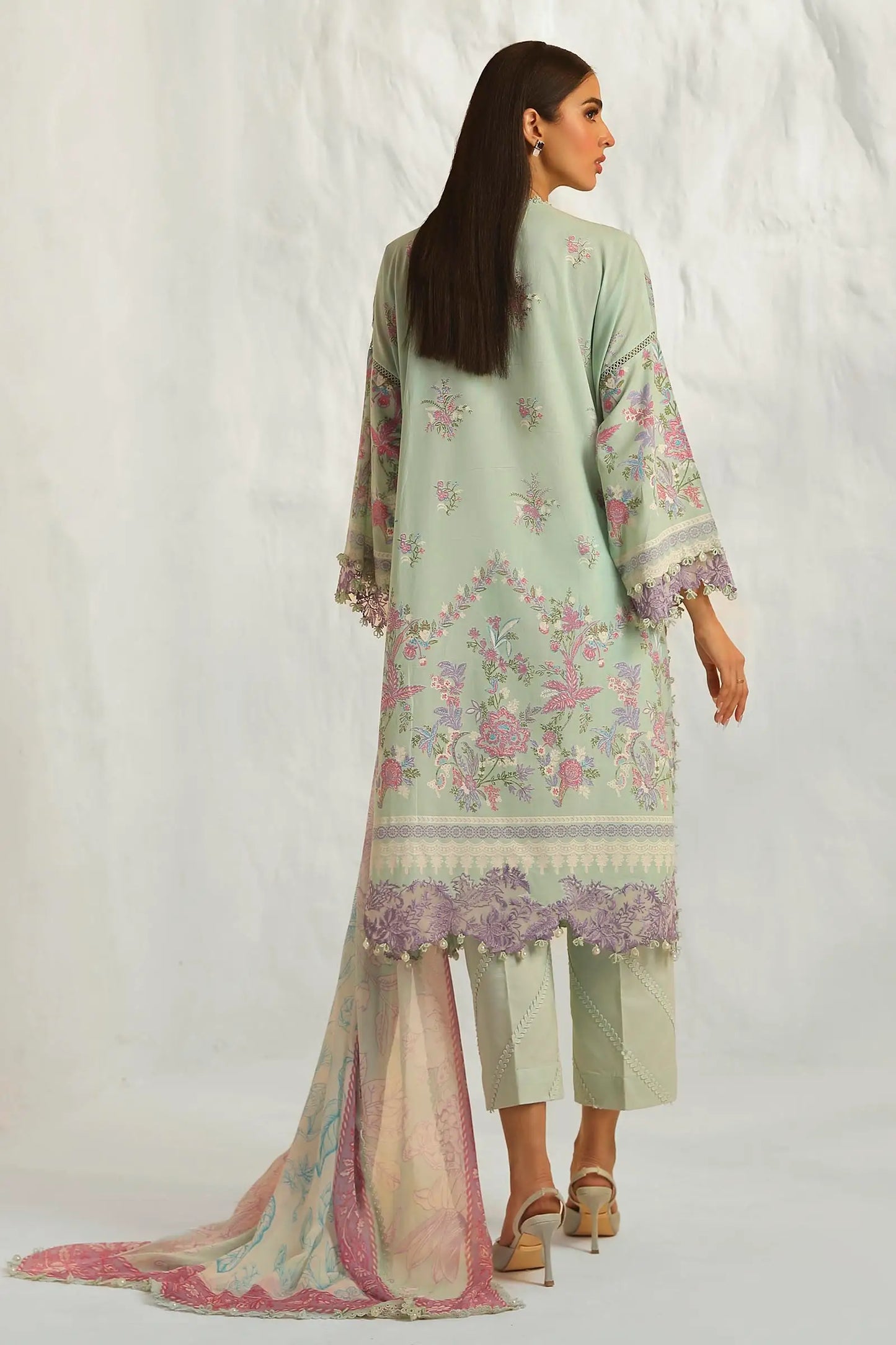 Sana Safinaz Muzlin Lawn | Spring V2 | M242-019B-CJ