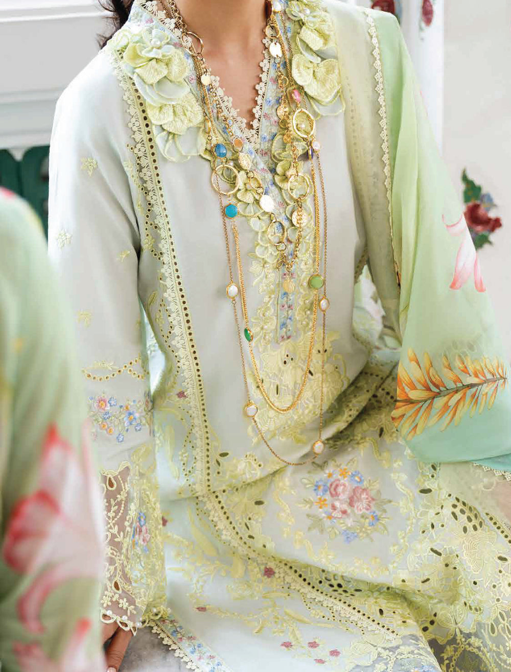 Mushq Luxury Lawn Collection 2023 - MSL23 07 Kamon