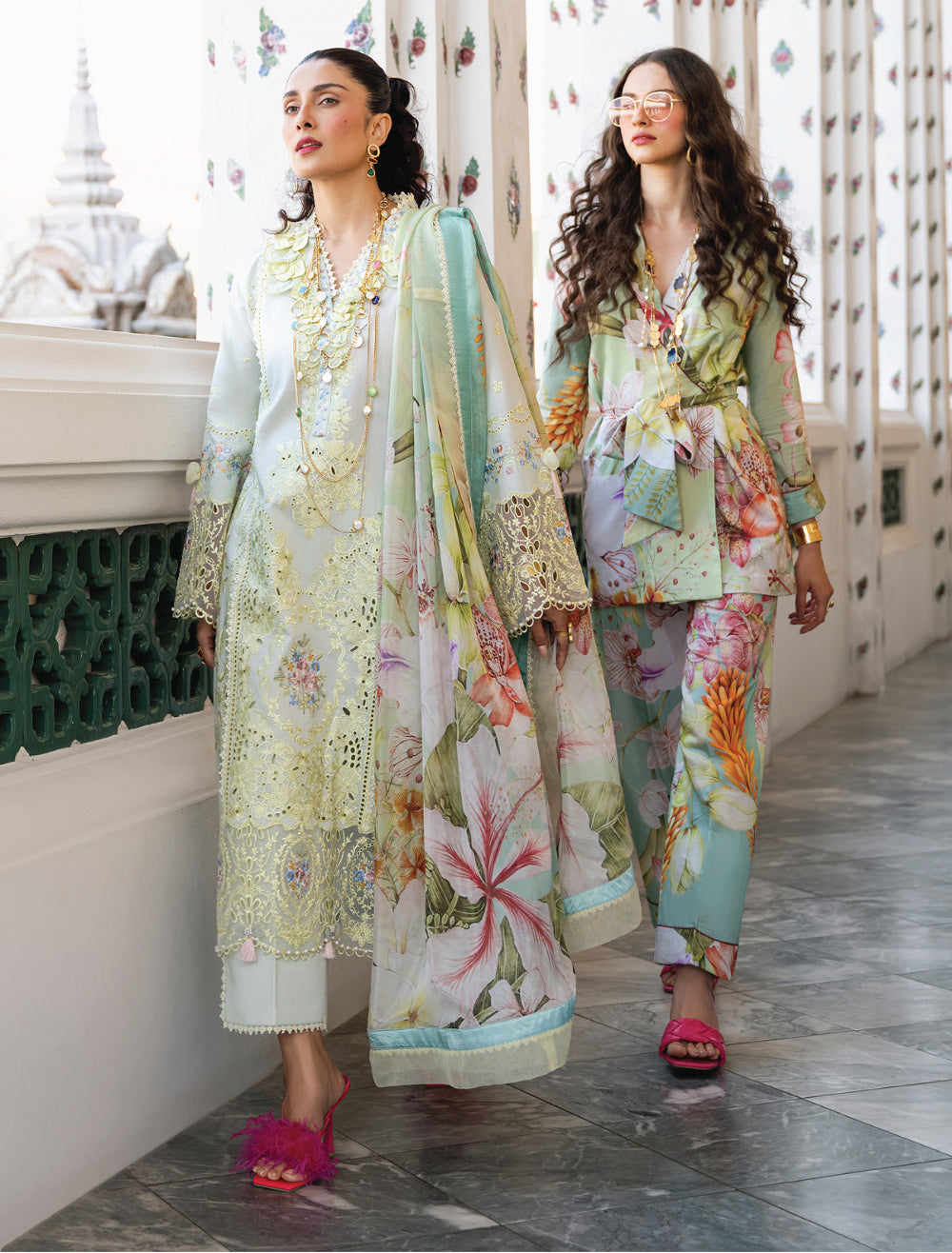 Mushq Luxury Lawn Collection 2023 - MSL23 07 Kamon