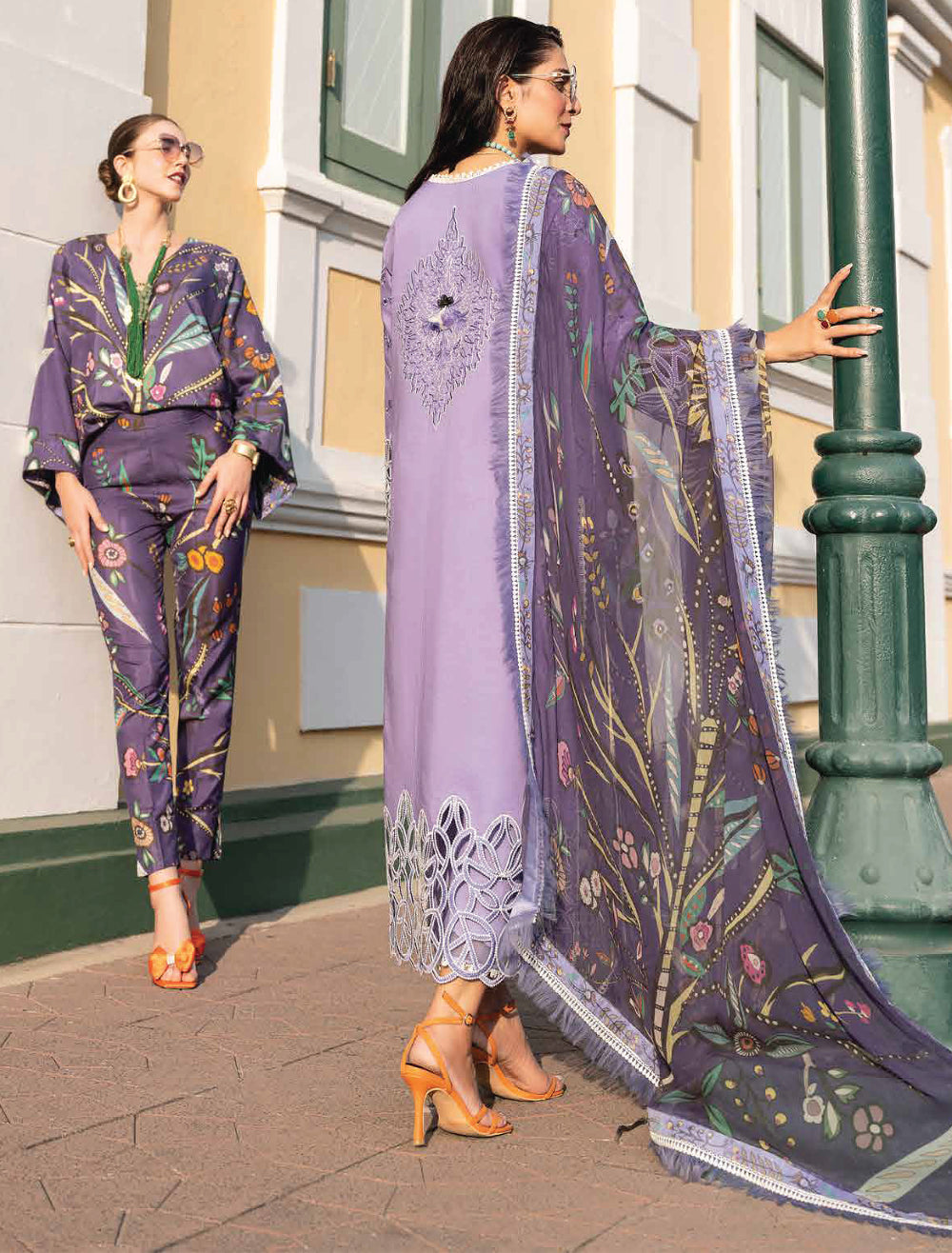 Mushq Luxury Lawn Collection 2023 - MSL23 09 Ariya