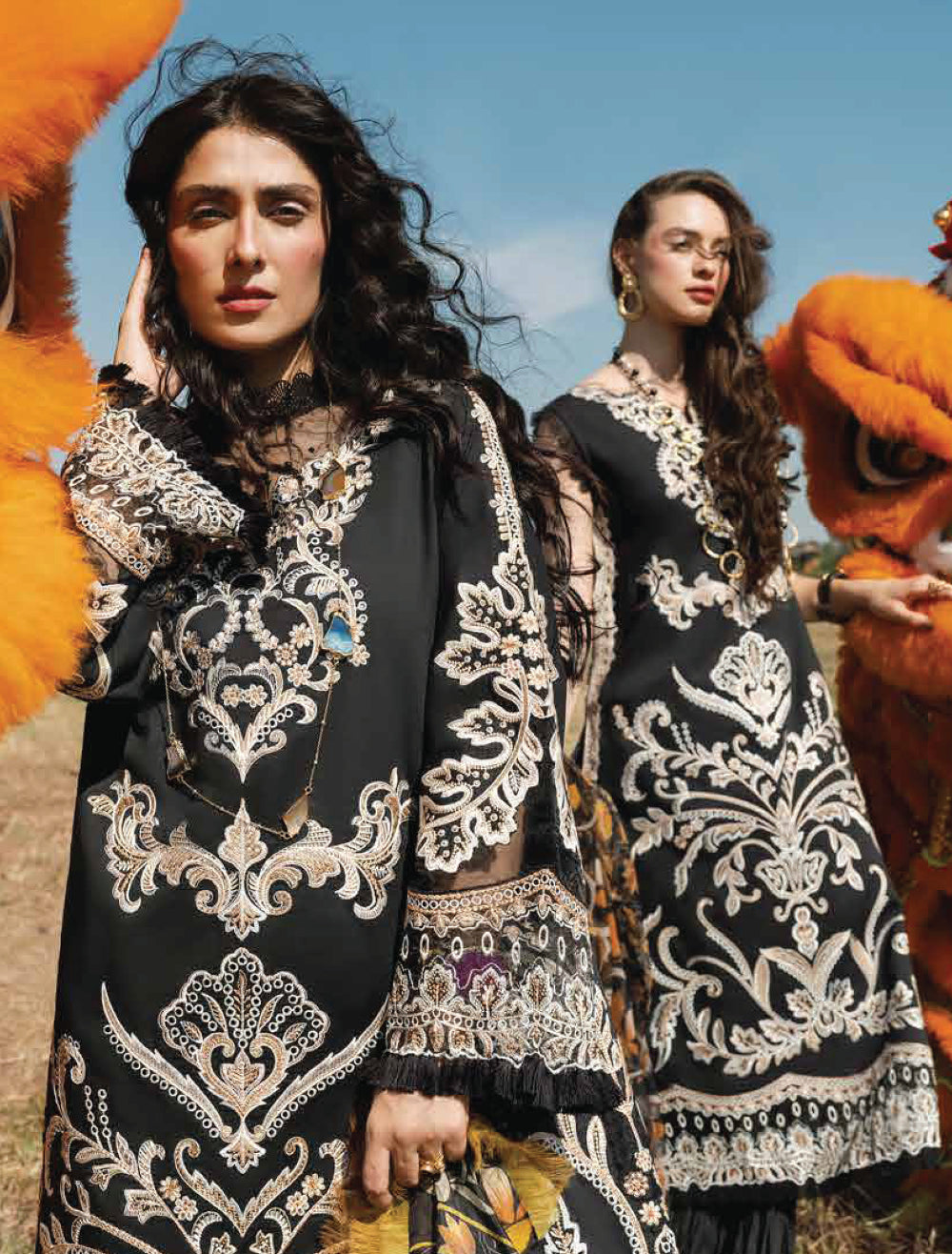 Mushq Luxury Lawn Collection 2023 - MSL23 13 Sawika